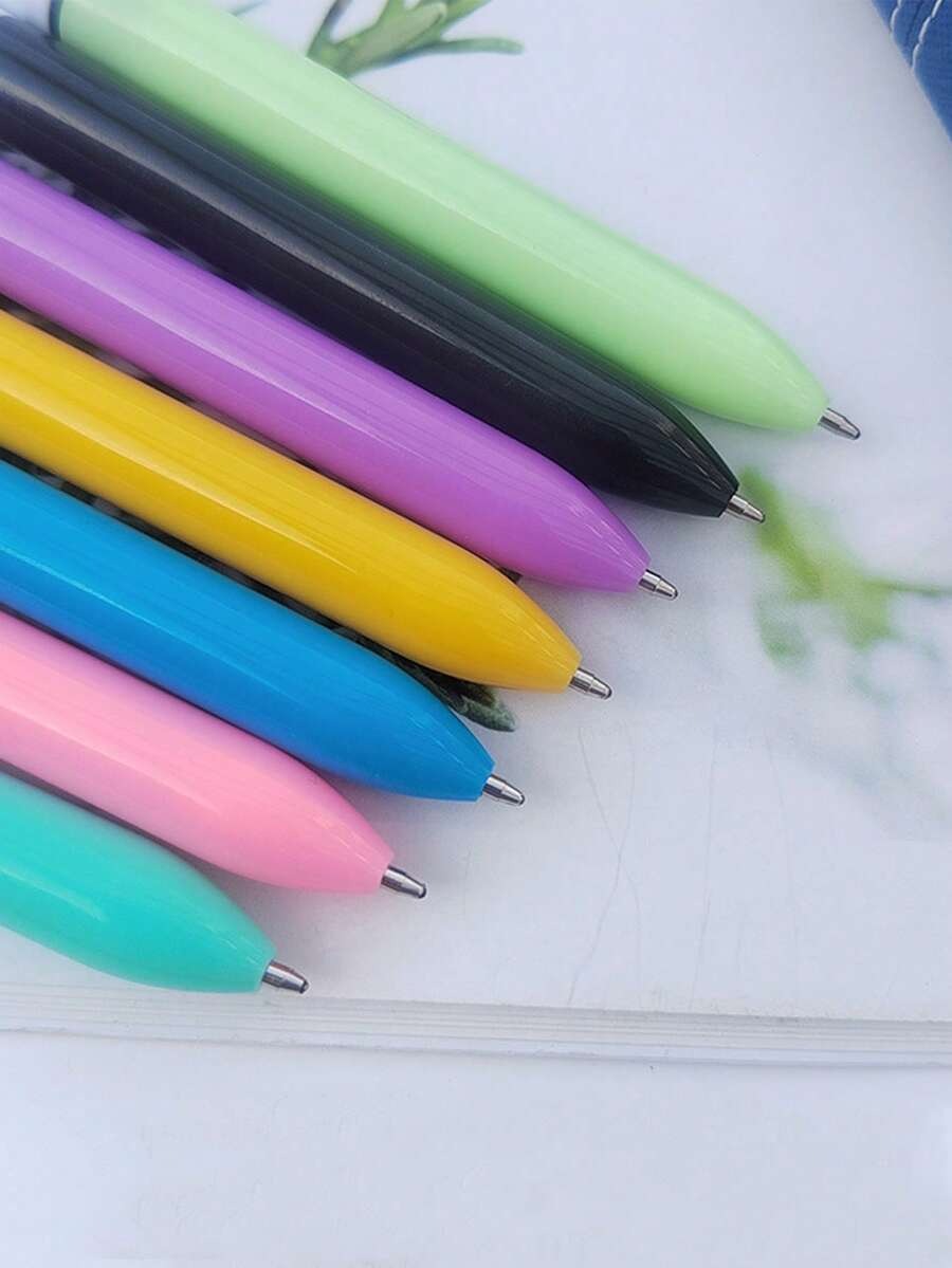 Penne a sfera multicolore, penna a sfera retrattile 4 in 1, adatta per studenti, giochi, premi, forniture scolastiche, ritorno a scuola