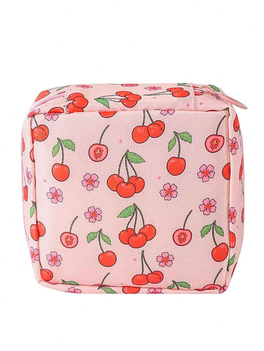 Borsa cosmetica impermeabile in PU, borsa cosmetica da viaggio di grandi dimensioni, borsa porta cosmetici portatile con compartimenti e manici, adatta per cosmetici