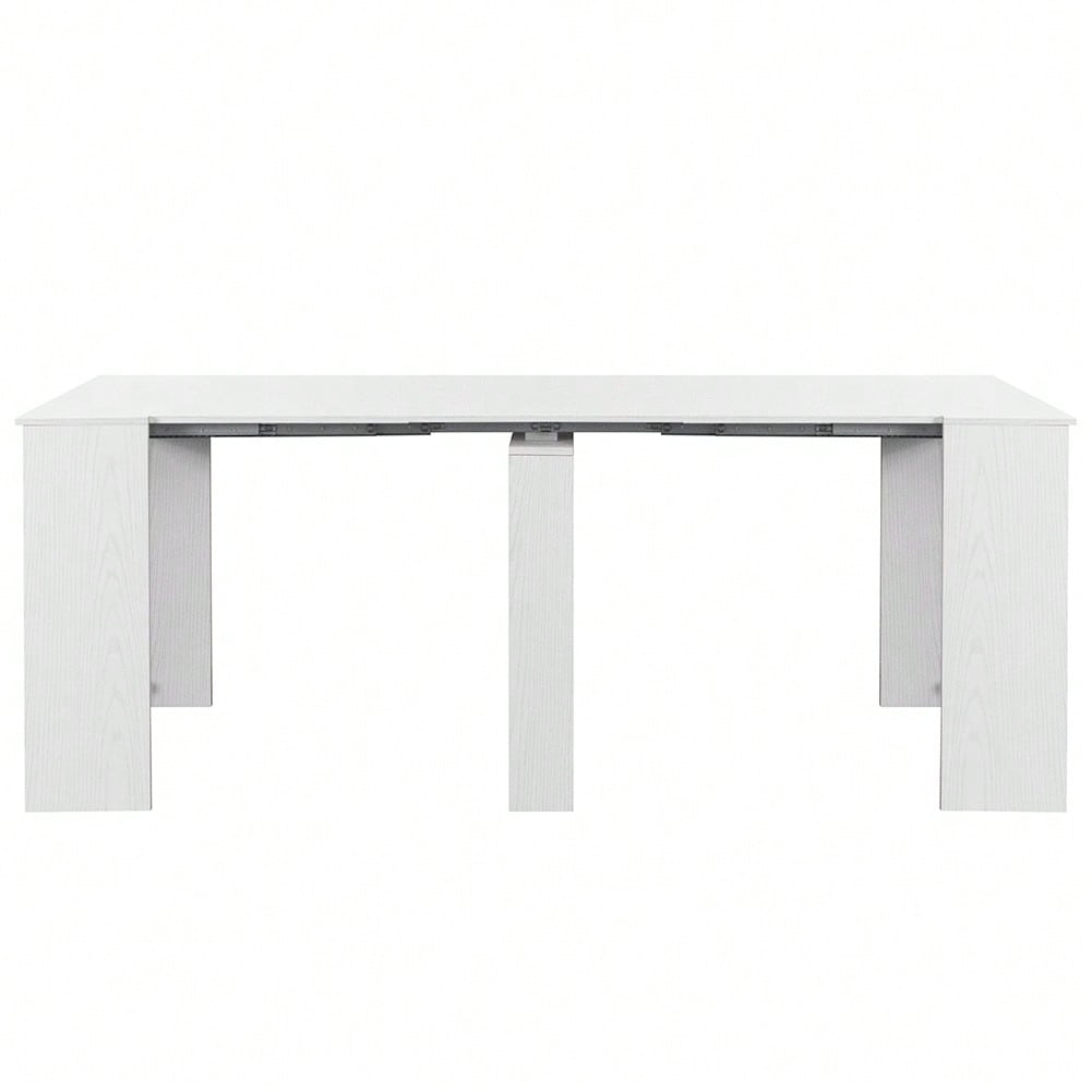 Shally Dogan Tavolo Allungabile per Cucina, Ingresso e Sala da Pranzo, Consolle Salvaspazio Richiudibile da 3 Metri con 5 Pannelli, Design Moderno ed Elegante