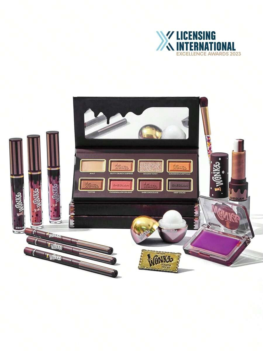 Willy wonka | SHEGLAM Set Completo Di Del , Regalo Di Natale, Set Di Trucco Marrone Laurea Compleanno Vacanza Estate Autunno Y2K Elegante Moda Donne Marchio Trucco Cosmetico Bellezza