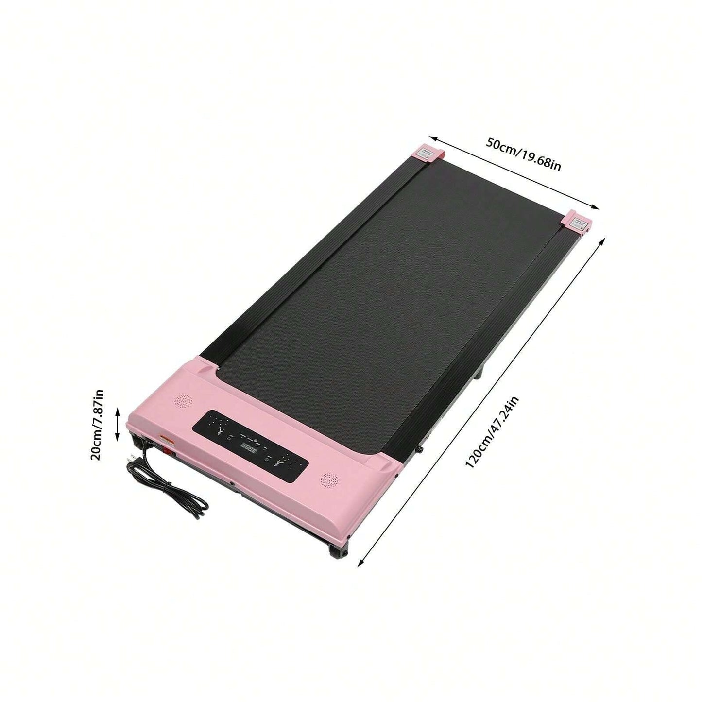 Tapis roulant pieghevole 2 in 1, tapis roulant elettrico sotto la scrivania da 3,0 HP, con telecomando e display a LED, camminata, jogging per casa/ufficio