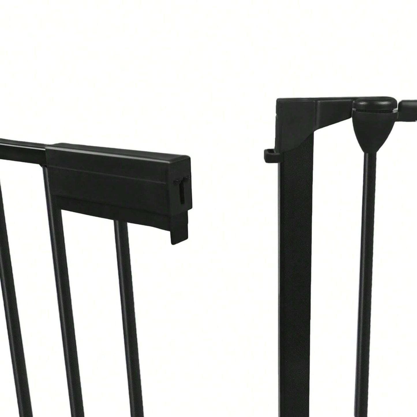 YUENFONG Protezione per Camino in Metallo con Porta, 5 Elementi, Protezione per Forno, Pieghevole, Griglia di Configurazione per la Sicurezza dei Bambini, 300x75x60 cm (Nero)