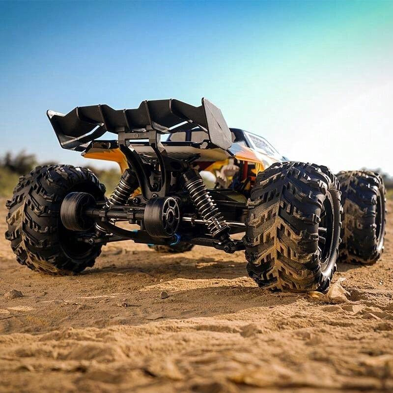1:16 Scala Automobile da Stunt Telecomandato 4WD con LED, Drift ad Alta Velocità su Terreni Impegnativi, Veicolo RC 4x4 da Fuoristrada, Regalo di Natale