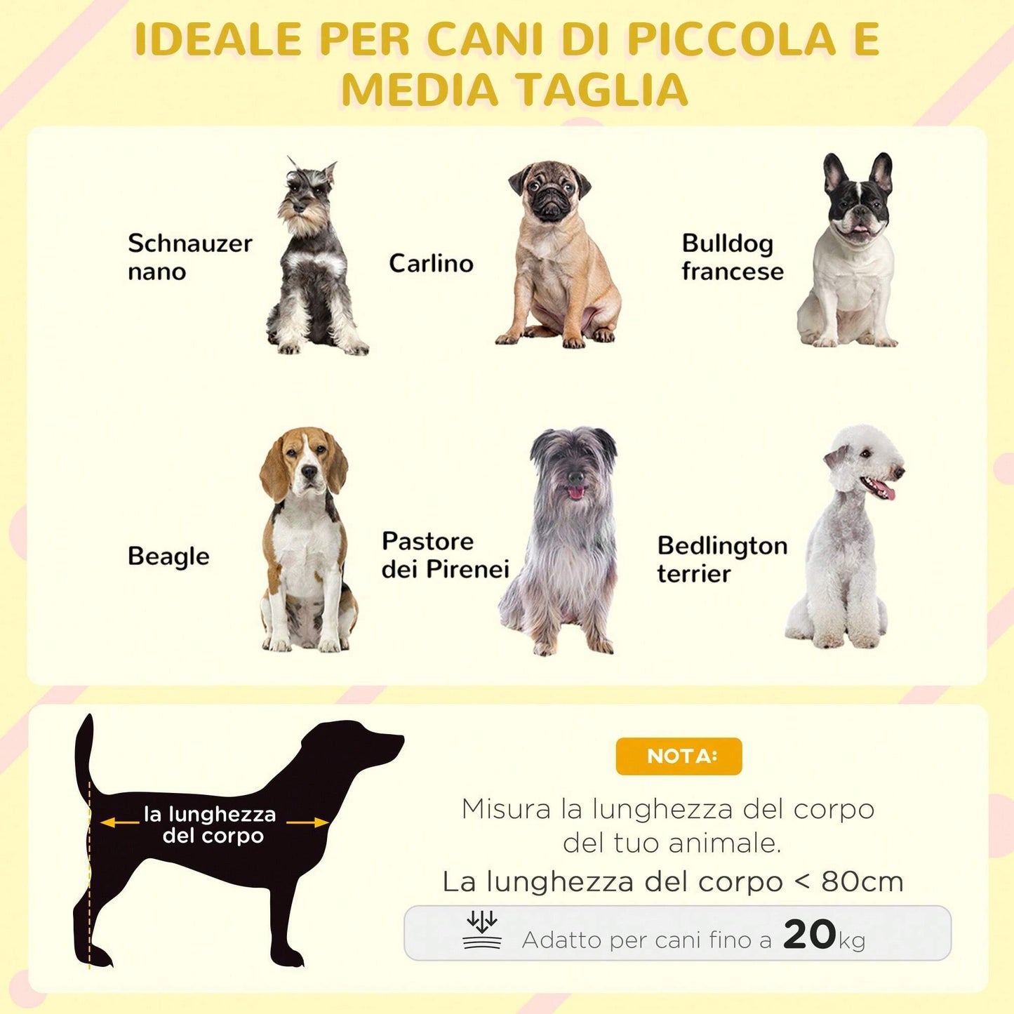 PawHut Casetta per Cani Taglia Piccola e Media in Legno di Abete, Design Rialzato con Tenda Protettiva, 2 Finestre e Fondo Rimovibile, 109x79x72 cm