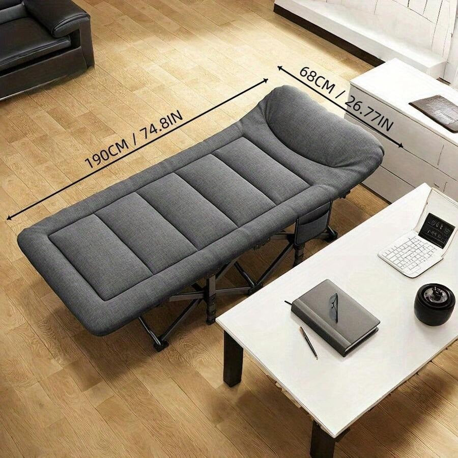 UBRAVOO Ubravoo Letto da campo portatile pieghevole, 10s Rapid-Deploy Heavy-Duty 160KG Military Grade Camp Bed, 190 x 68 x 40 cm