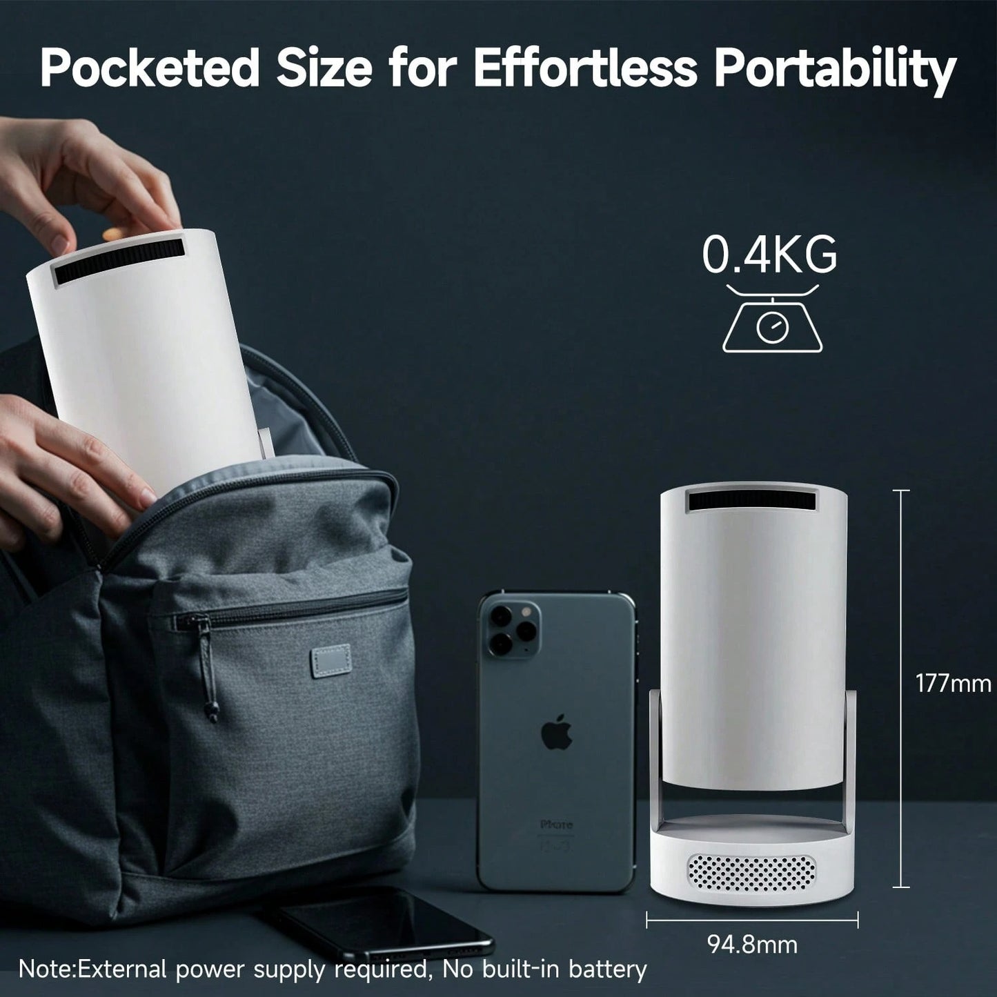 Proiettore Magcubic 4K Android 11 HY300 Pro Dual Wifi6 260ANSI Allwinner H713 BT5.0 1280*720P Proiettore portatile per esterni per cinema