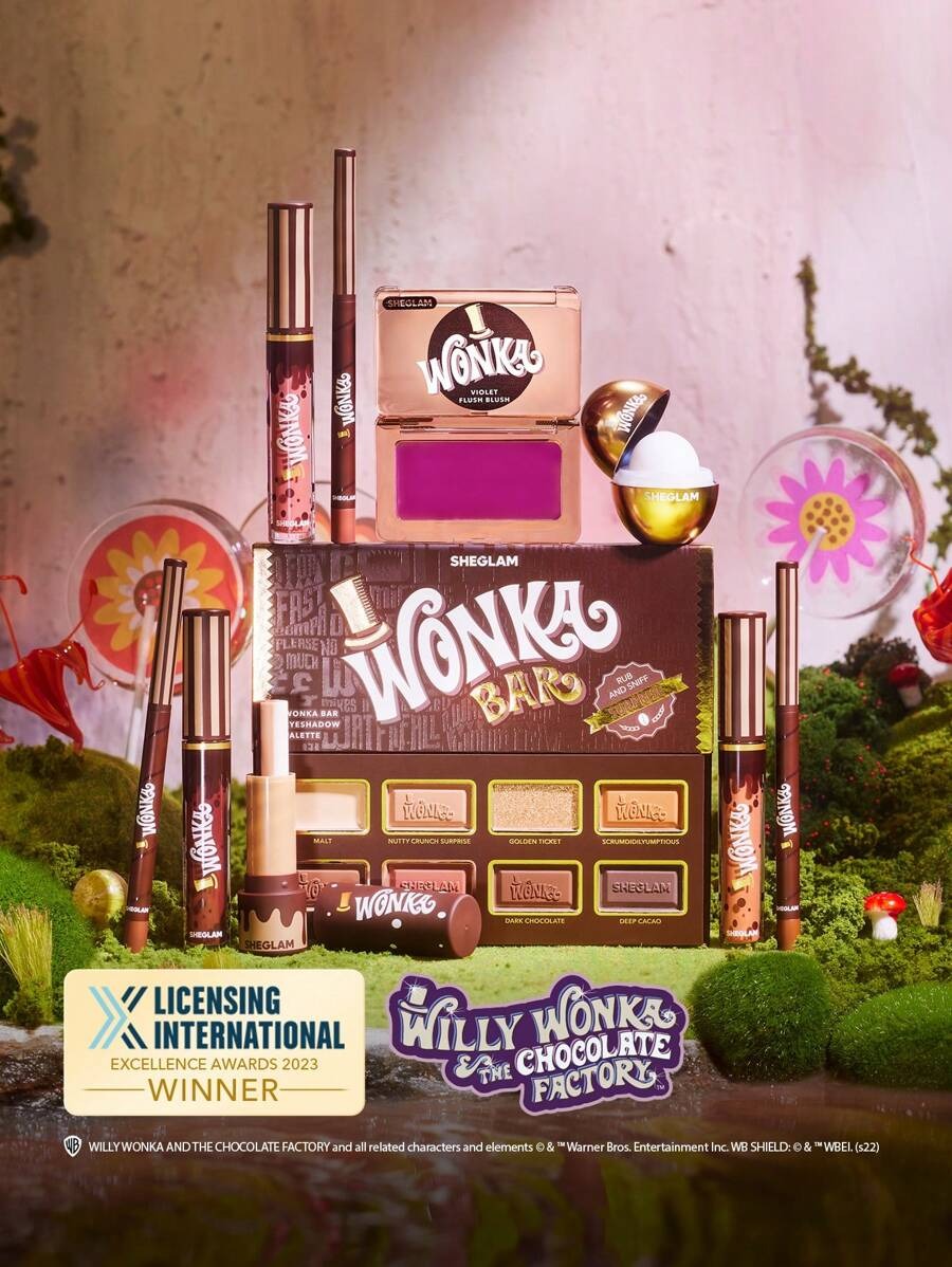 Willy wonka | SHEGLAM Set Completo Di Del , Regalo Di Natale, Set Di Trucco Marrone Laurea Compleanno Vacanza Estate Autunno Y2K Elegante Moda Donne Marchio Trucco Cosmetico Bellezza