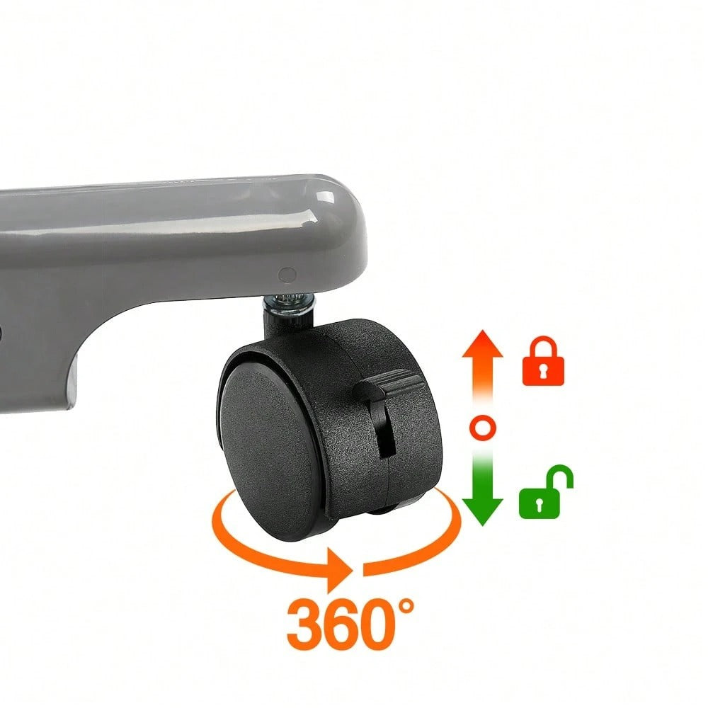 Culla per neonati multifunzionale sollevabile a 4 ruote, lettino per neonati, capacità di carico 50 kg (zanzariera gratuita)