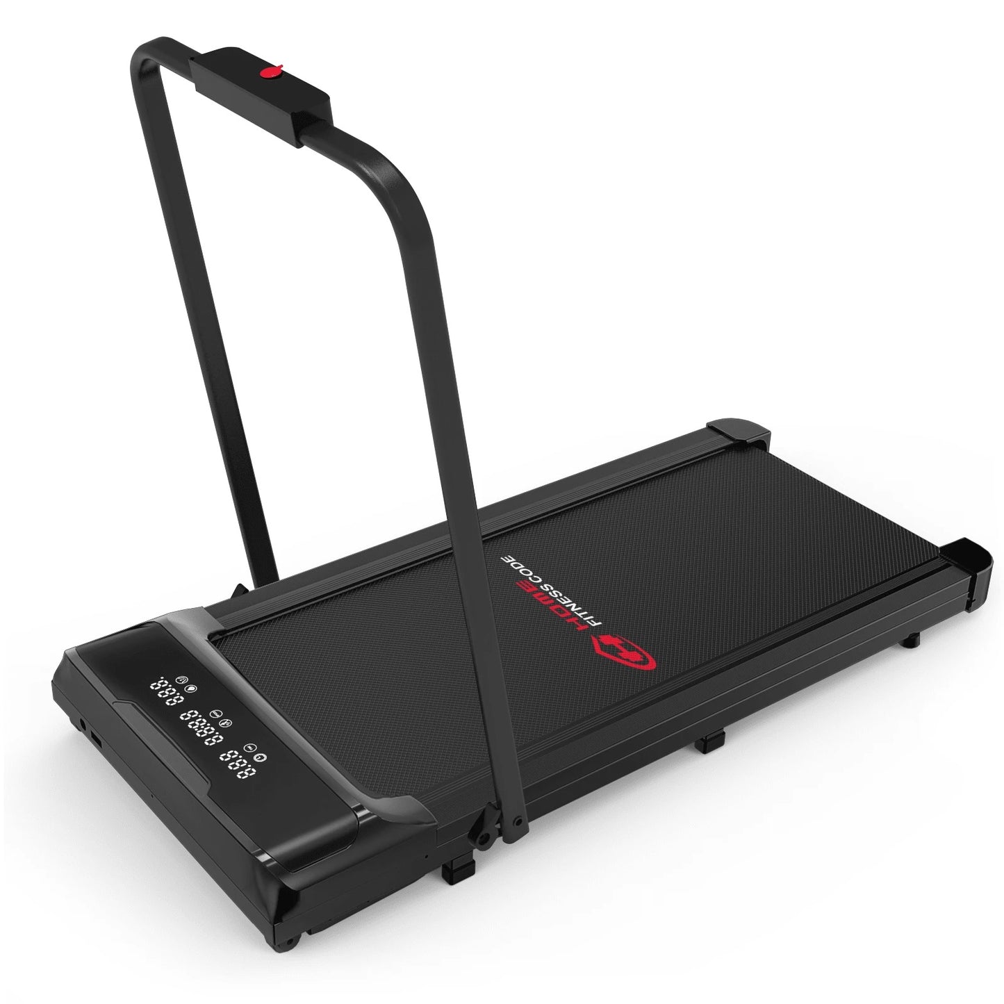 Bigzzia Tapis roulant da scrivania: display LED super ampio, motore silenzioso e assorbimento degli urti per l'home fitness