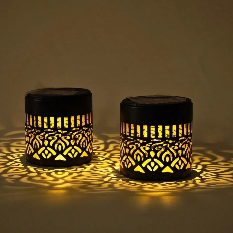 1/2/4 - Luci di proiezione alimentate a energia solare con motivo a pavone, luci da parete a LED, interruttore in plastica, batteria al nichel - perfette per decorare giardini, prati, terrazze, scale e feste di compleanno.