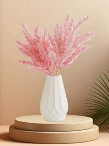 1 pezzo Vaso da scrivania bianco decorativo, vaso per fiori, vaso per fiori artificiali, contenitore floreale, vaso per fiori freschi e secchi, adatto per la casa
