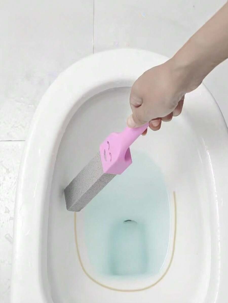 Spazzola per WC in pomice, un potente strumento di pulizia per rimuovere sporco, macchie di urina, calcare e segni dell'acqua, adatto per pulire vari tipi di piastrelle in cucina, bagno, interno ed esterno. È ideale per pulire acqua dura