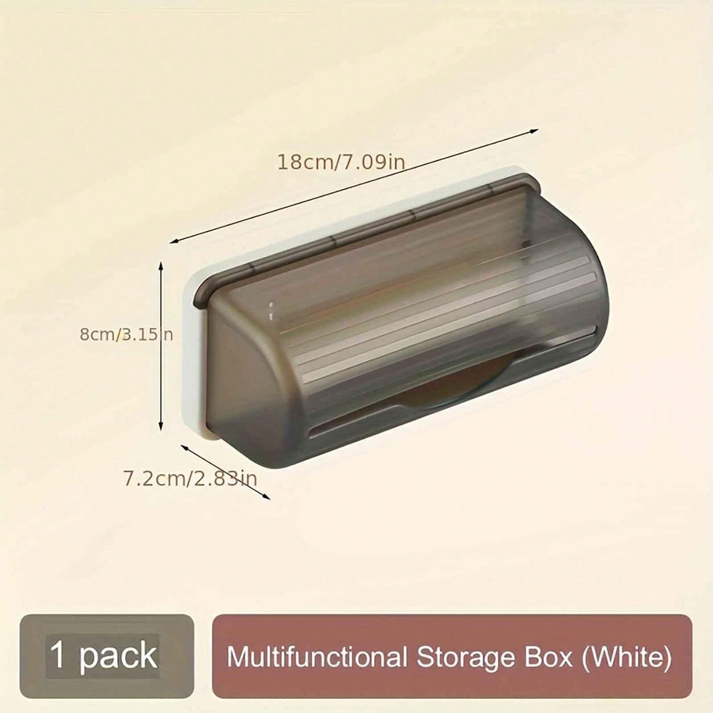 1 Pezzo Portarotolo Per Dispenser Sacchi Della Spazzatura, Organizzatore Di Dispenser Per Sacchi Di Plastica Da Parete Sottolavello Per La Cucina Compatibile Con Rotoli Di Sacchi Della Spazzatura (bianco, Grigio)