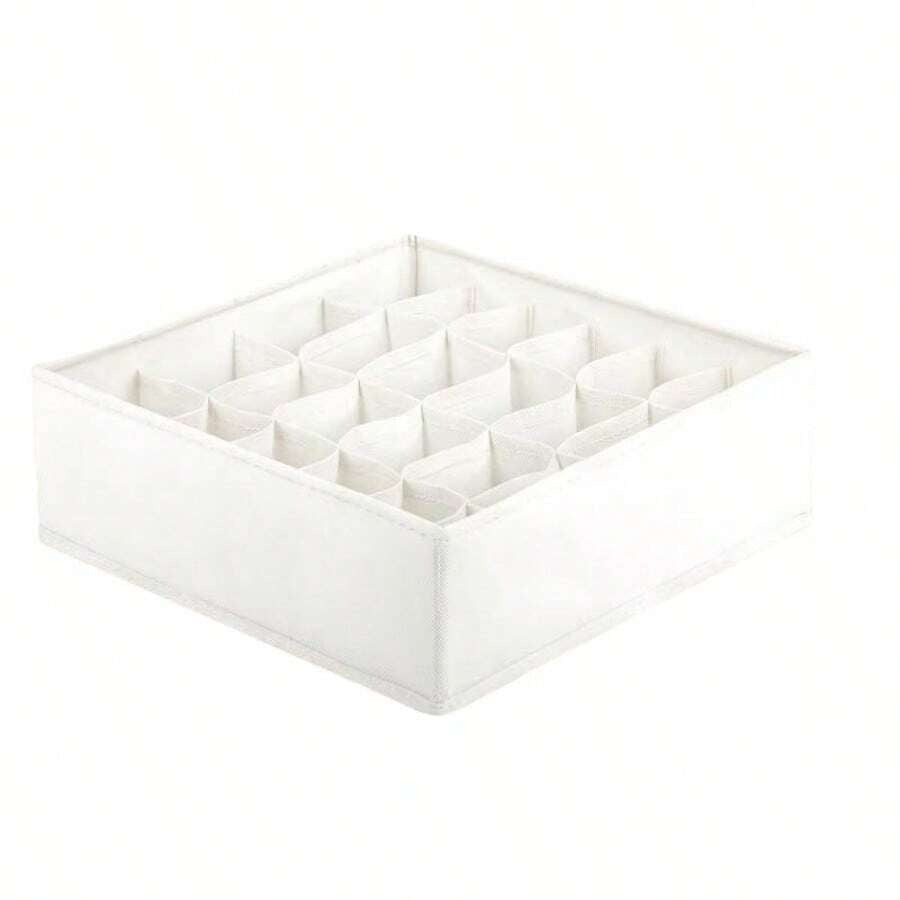 3 pezzi Divisori organizer per cassetti dei calzini, organizer per biancheria intima, 20 scomparti per organizzare e conservare calzini, fazzoletti, cravatte, cinture (grigio)