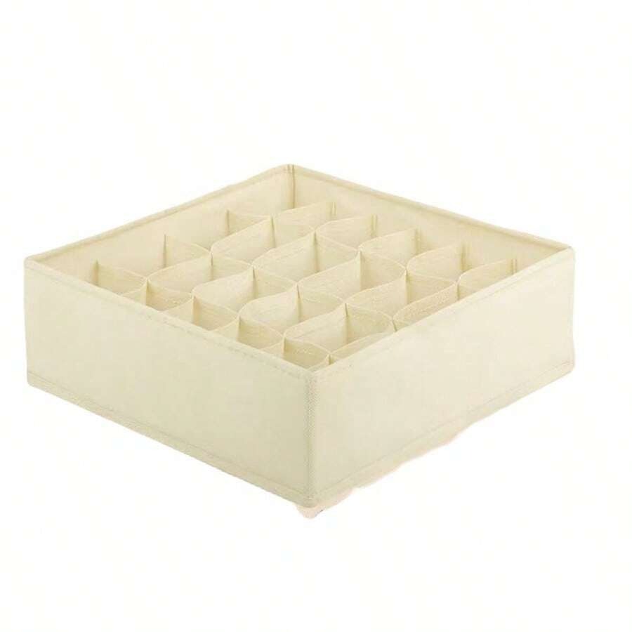 3 pezzi Divisori organizer per cassetti dei calzini, organizer per biancheria intima, 20 scomparti per organizzare e conservare calzini, fazzoletti, cravatte, cinture (grigio)