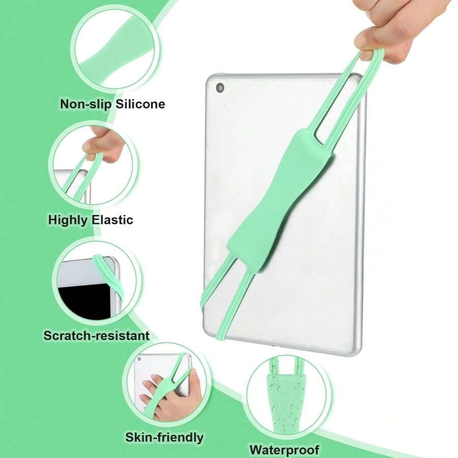 1 pezzo Cinghia per mano comoda per Kindle e tablet, accessori per Kindle per la lettura a letto, supporto di presa leggero e per dispositivi da 4,7-8" come Paperwhite/Kobo/Oasis/E-book/telefono