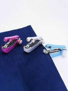 1 pezzo Macchina da cucire portatile manuale - Utensile da cucire compatto con manopola di tensione regolabile, costruzione in metallo durevole e design ergonomico per riparazioni rapide, avventure all'aperto, campeggio, viaggi