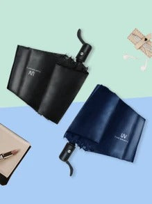Ombrello automatico unisex con 16 stecche rinforzate, pieghevole, portatile, durevole ombrello antivero per giorni di sole e pioggia, adatto come regalo per Ognissanti, Natale, Capodanno e San Valentino