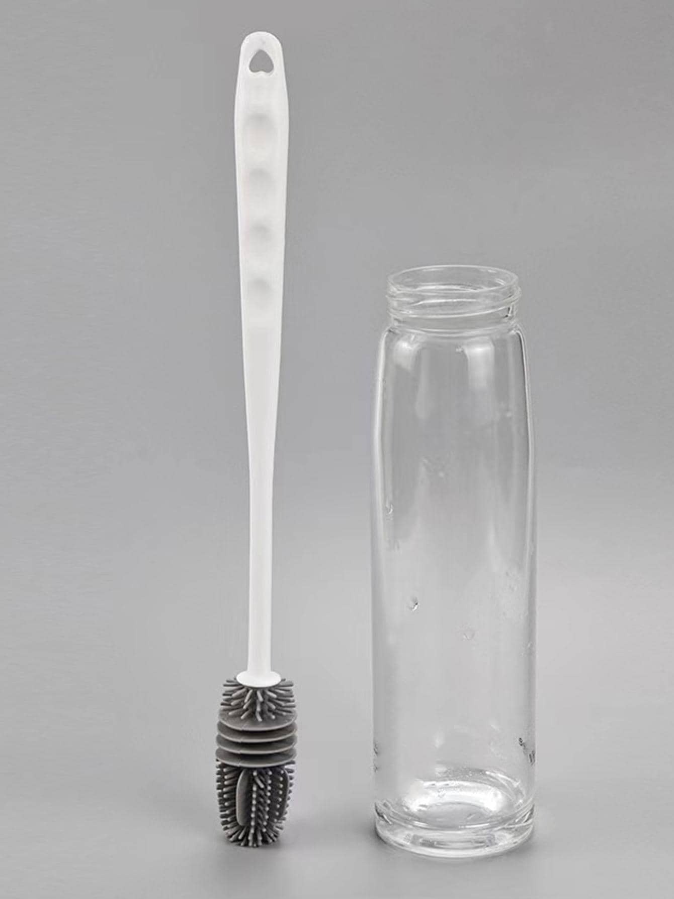 1 spazzola per la pulizia della tazza in TPR, spazzola per la pulizia multifunzione bicolore con manico lungo per la casa, cucina, bagno, casa, articoli per la casa