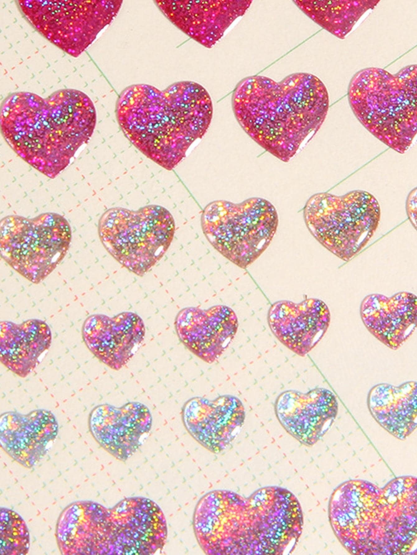 Modello a cuore Assorizzato multiuso decorativo Adesivo per DIY conto a mano Decorazioni