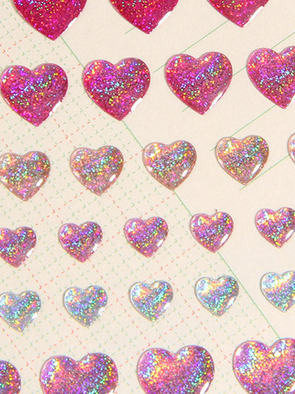 Modello a cuore Assorizzato multiuso decorativo Adesivo per DIY conto a mano Decorazioni