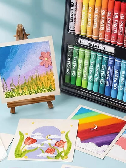 25 pezzi Matite colorate, pastelli a olio morbidi per bambini, ritorno a scuola, forniture scolastiche