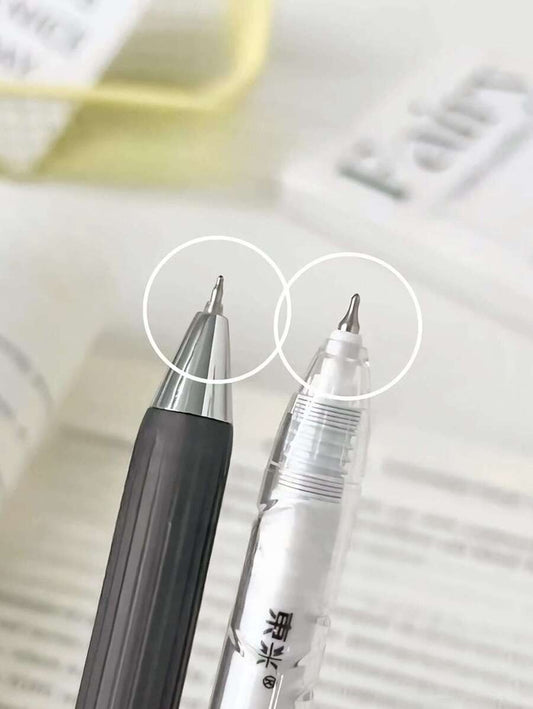 Penna A Sfera A Clic, 0,5 Mm, Design Semplice, Alto Valore Estetico, Con Inchiostro A Rapida Asciugatura Per Studenti Per Risolvere Esercizi E Firma