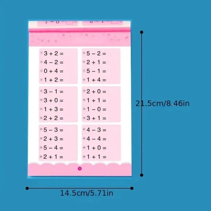 Quaderno di esercizi di matematica per la pratica quotidiana, per la decomposizione e composizione di addizioni e sottrazioni orizzontali e verticali, 80 pagine con esercizi di addizione e sottrazione entro 10/20/50/100 per studenti