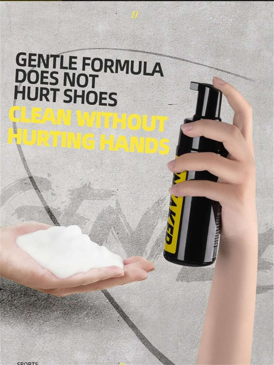 Kit Per La Pulizia Delle Scarpe Da Ginnastica, Pulisci Scarpe In Schiuma Senza Acqua 5.3 Oz Con Spazzola Per Scarpe E Panno Per Scarpe, Funziona Su Scarpe Bianche, Stivali