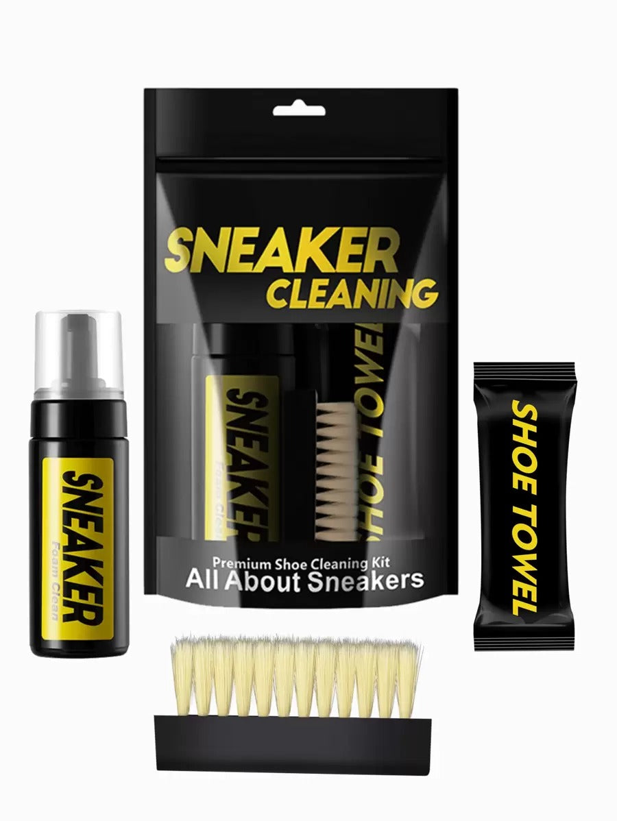 Kit Per La Pulizia Delle Scarpe Da Ginnastica, Pulisci Scarpe In Schiuma Senza Acqua 5.3 Oz Con Spazzola Per Scarpe E Panno Per Scarpe, Funziona Su Scarpe Bianche, Stivali