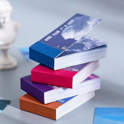 Pezzi Adesivo Fotografico Di Paesaggi Con Cielo E Nuvole Viola, Per Scrapbooking, Decorazione Artistica, Decorazione Di Laptop E Telefono Estetica Di Bottiglie D'acqua, E Fai Da Te Creativi