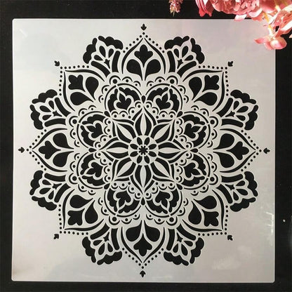 Modello di disegno geometrico in plastica bianca da 8 pollici, ritorno a scuola, forniture