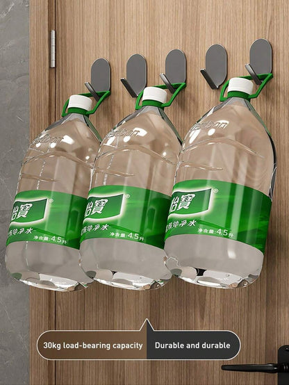 Pezzi Ganci Adesivi Robusti, Non Necessaria Una Perforazione, Appendiabiti Da Parete In Acciaio Inossidabile Per Cucina, Bagno, Camera Da Letto, Asciugamano, Cappotto, Chiavi, Borse
