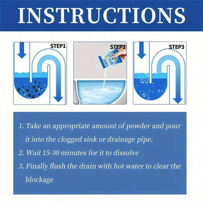 1/5/10 pezzi Detergente per scarichi super potente per drenare il lavello della cucina, il bagno e le tubature in pochi secondi
