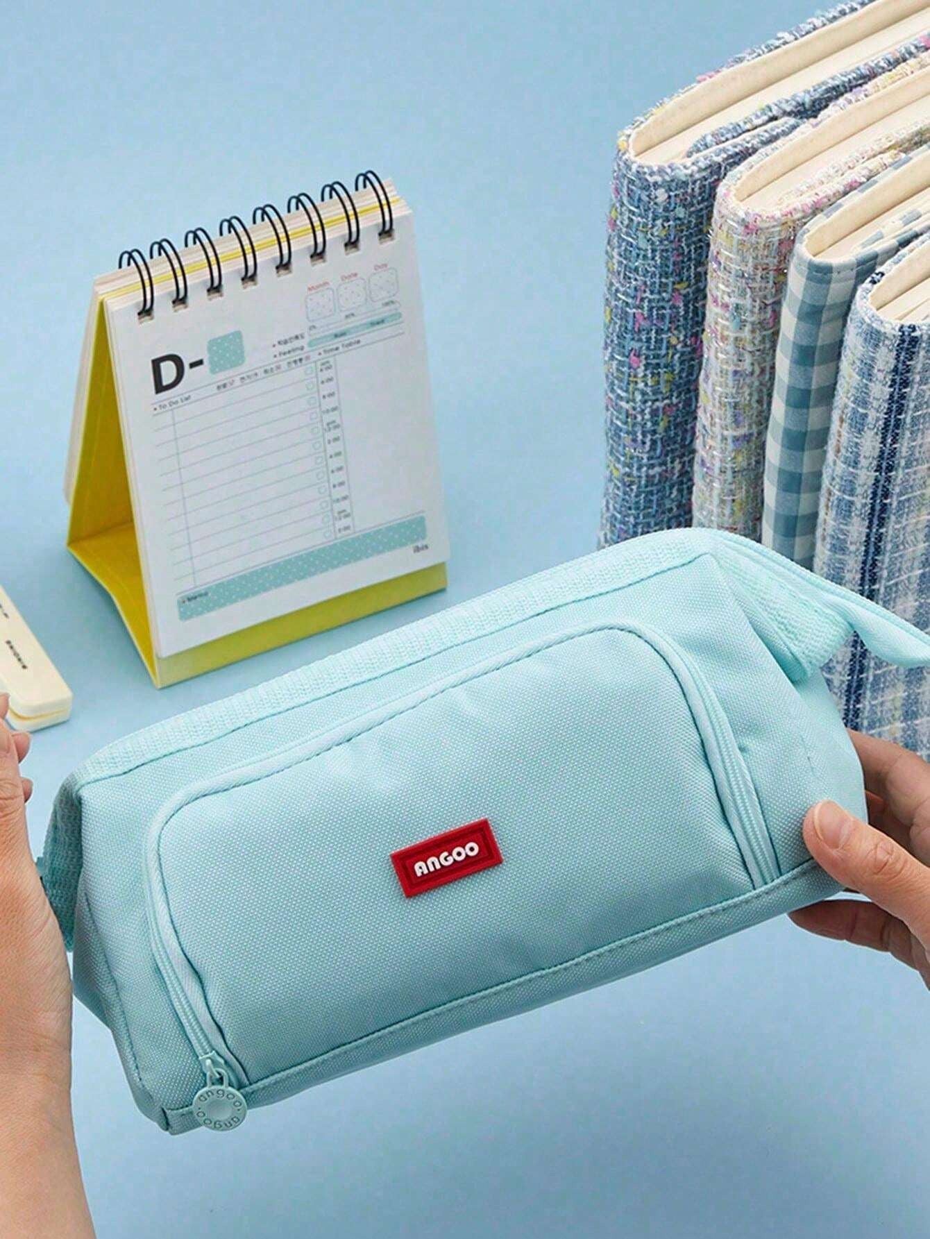Astuccio extra capiente aggiornato, custodia per cancelleria per bambini, studenti, regalo, monete, calcolatrice, borsa organizer per ragazzi e ragazze, borsa per trucchi da viaggio, essenziali per il ritorno a scuola,regalo