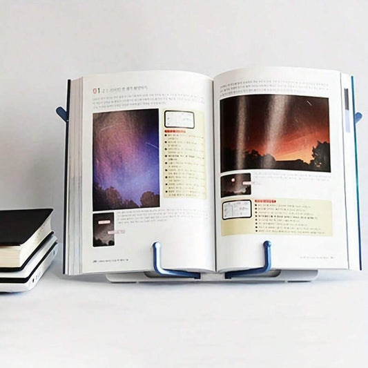 Supporto regolabile per libri da lettura, in materiale plastico, supporto per libri semplice e multifunzionale per lettura e studio, per partiture musicali, manuali e forniture per disegno e studio, articoli per il ritorno a scuola