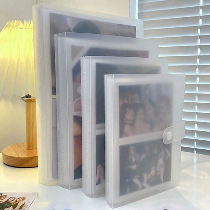 Slot Album Fotografico Trasparente Idol Portatessera Idol Star Card Raccogliere Libri Album Fotografici Creativi Porta Carte Con Foto
