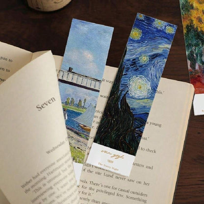 30 Segnalibri Artistici Classici Per Pittura A Olio Van Gogh E Monet Scheda Messaggio Artistico Decorazione Fai Da Te Piccola Scheda