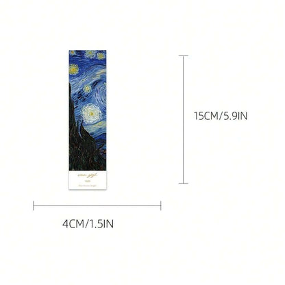 30 Segnalibri Artistici Classici Per Pittura A Olio Van Gogh E Monet Scheda Messaggio Artistico Decorazione Fai Da Te Piccola Scheda