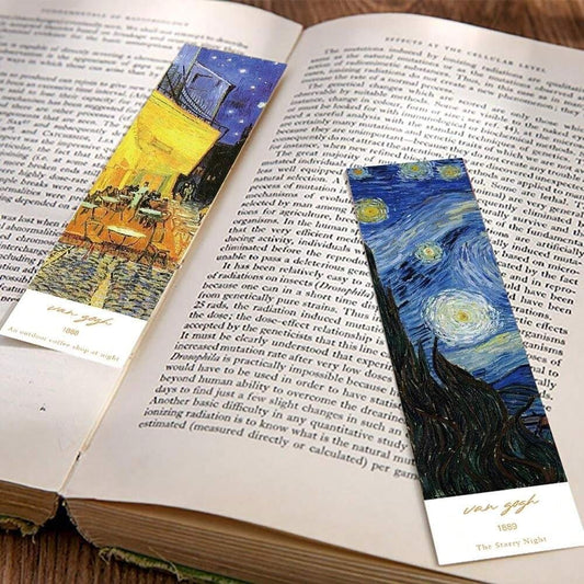 30 Segnalibri Artistici Classici Per Pittura A Olio Van Gogh E Monet Scheda Messaggio Artistico Decorazione Fai Da Te Piccola Scheda