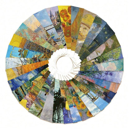 30 Segnalibri Artistici Classici Per Pittura A Olio Van Gogh E Monet Scheda Messaggio Artistico Decorazione Fai Da Te Piccola Scheda