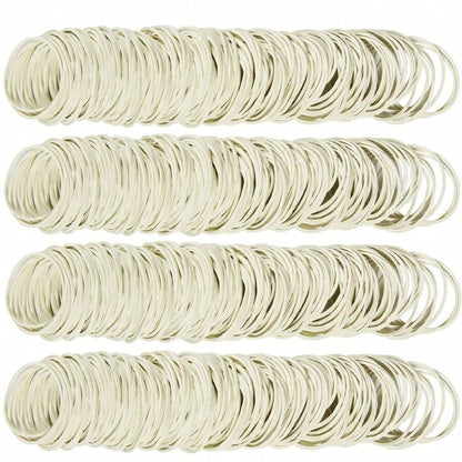 Fasce elastiche bianche in gomma per banconote di carta, dollari, denaro, fasce elastiche stirabili di dimensioni 38 mm 1,49 pollici