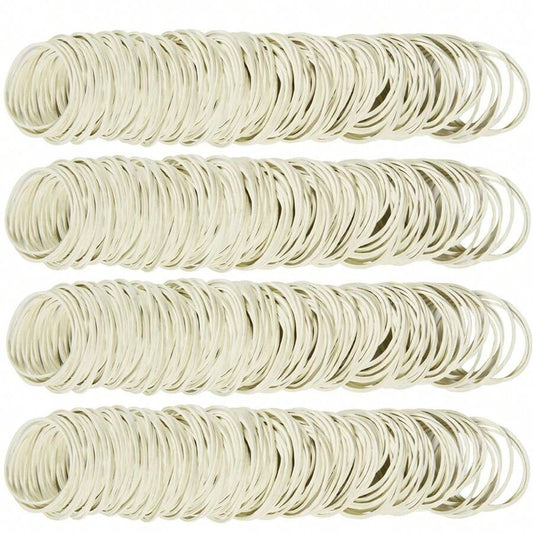 Fasce elastiche bianche in gomma per banconote di carta, dollari, denaro, fasce elastiche stirabili di dimensioni 38 mm 1,49 pollici