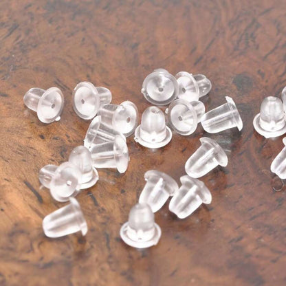 50~500 pezzi Accessorio per orecchini a cappuccio Scrunchie per orecchini da donna alla moda da 5mm