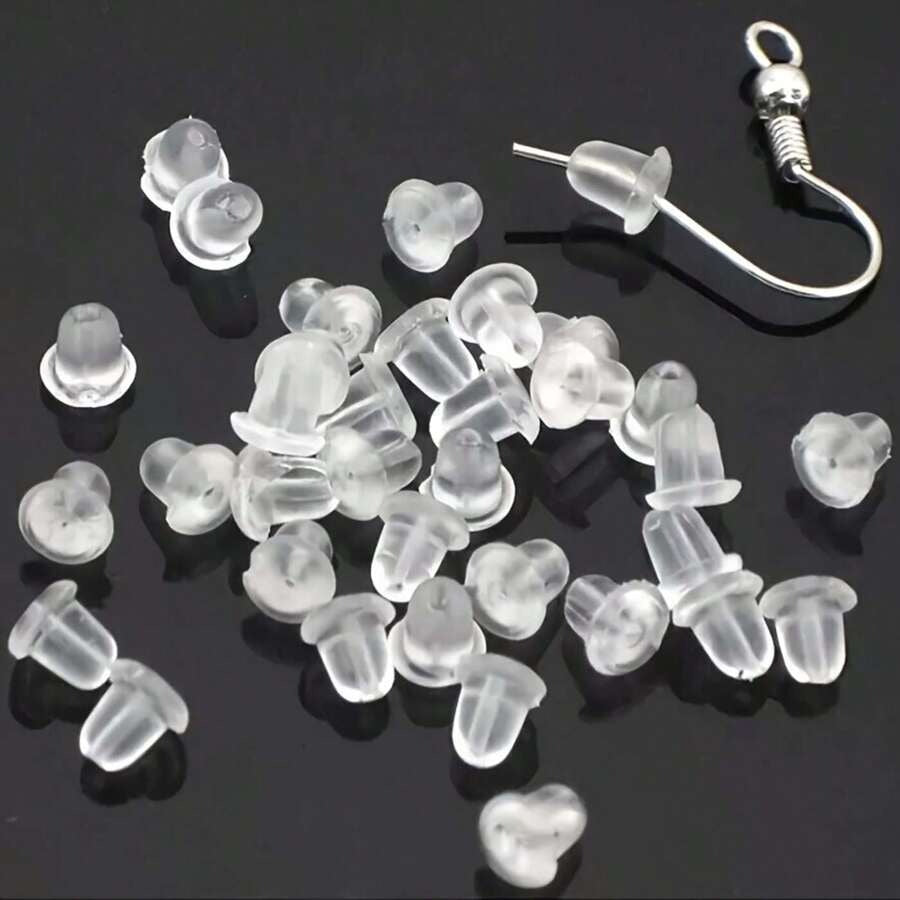 50~500 pezzi Accessorio per orecchini a cappuccio Scrunchie per orecchini da donna alla moda da 5mm