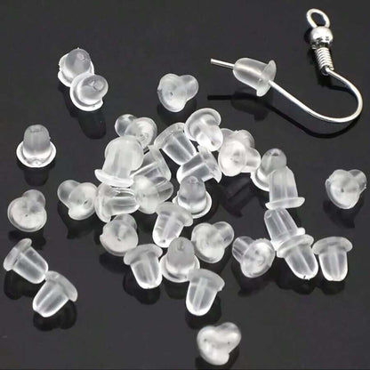 50~500 pezzi Accessorio per orecchini a cappuccio Scrunchie per orecchini da donna alla moda da 5mm