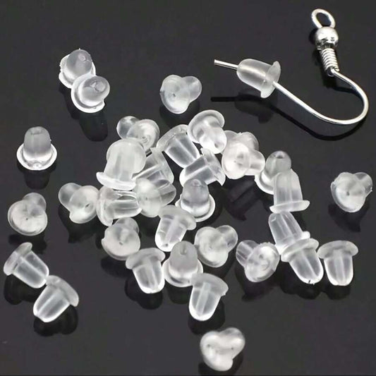 50~500 pezzi Accessorio per orecchini a cappuccio Scrunchie per orecchini da donna alla moda da 5mm