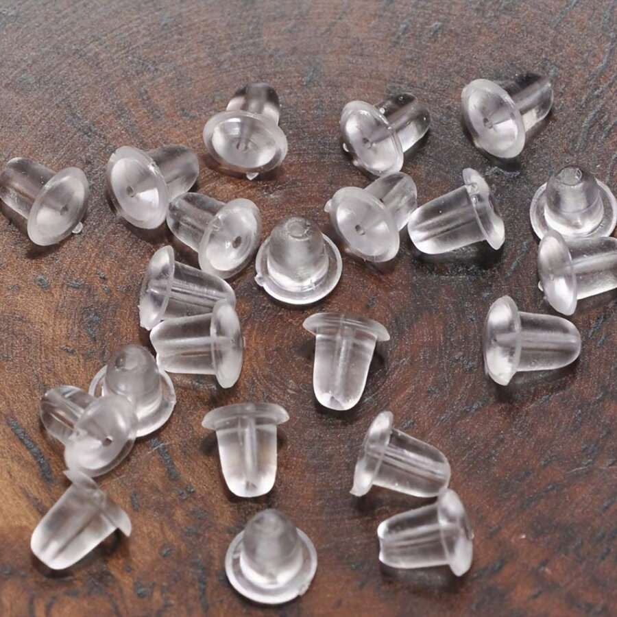 50~500 pezzi Accessorio per orecchini a cappuccio Scrunchie per orecchini da donna alla moda da 5mm