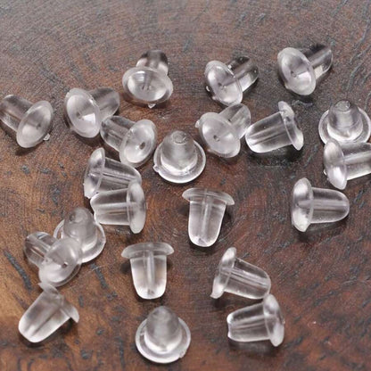 50~500 pezzi Accessorio per orecchini a cappuccio Scrunchie per orecchini da donna alla moda da 5mm