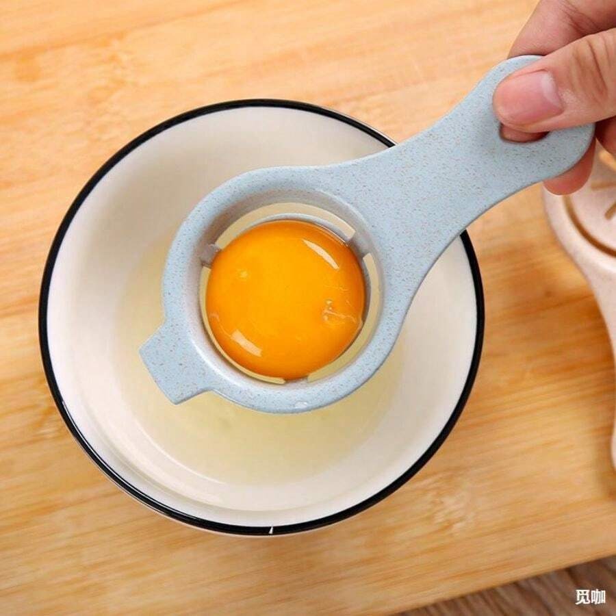 1/2/3/5 pezzi Separatore uovo bianco e tuorlo di colore casuale, filtro portatile leggero strumento da cucina per cottura